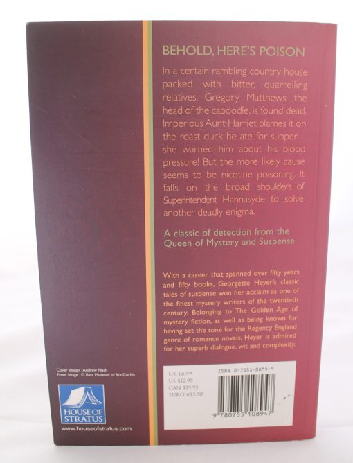 Behold Heres Poison by Georgette Heyer