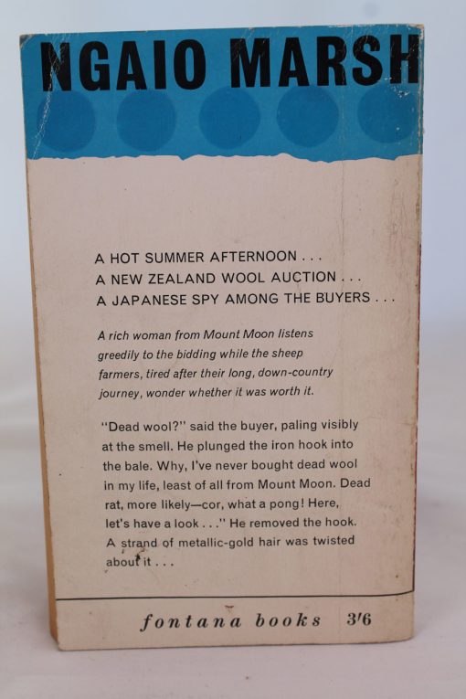 Died in the Wool by Ngaio Marsh back