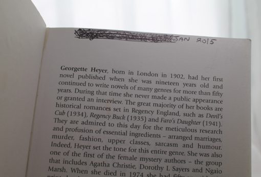 No Wind of Blame by Georgette Heyer inside